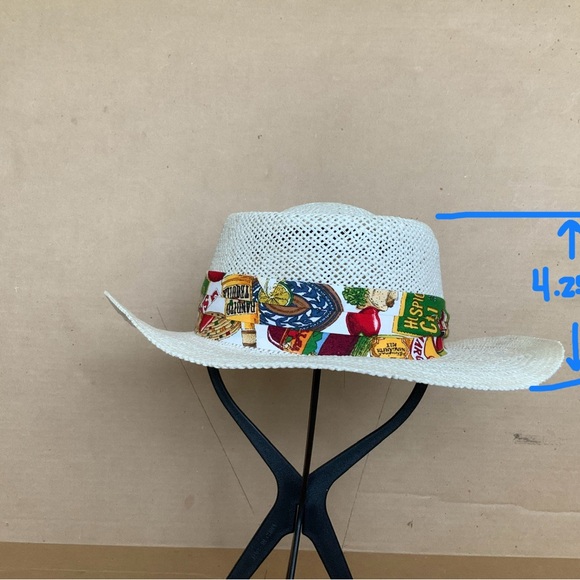 USA STRAW STYLE SUMMER HAT. UNISEX - Picture 4 of 7